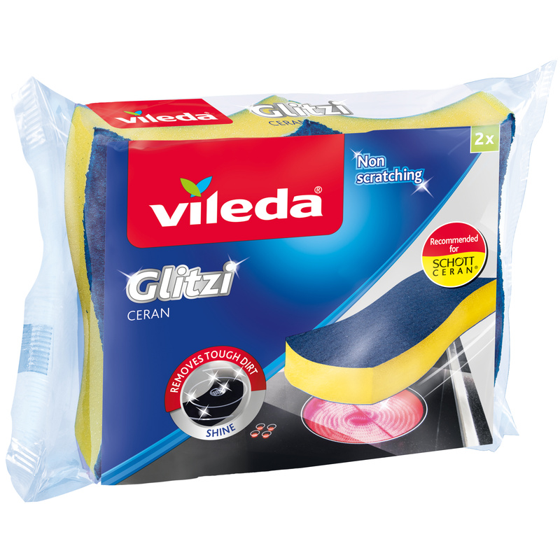 Набір губок кухонних VILEDA Cera для склокераміки 2 шт(4023103140448)